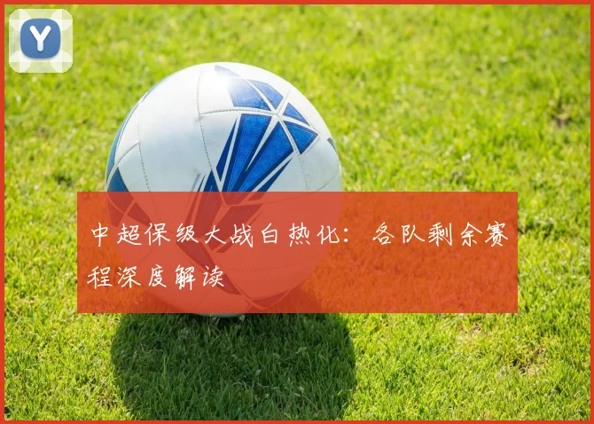 中超保级大战白热化：各队剩余赛程深度解读